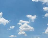 夏天的唯美蓝天白云系列图片