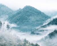 2021最新仙雾环绕大山的意境真实风景图片