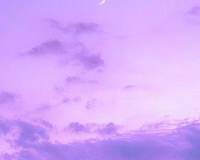超美超好看的紫色仙气梦幻背景图，好看的紫色天空风景头像图片