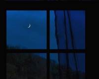 唯美月色下的思念，晚风星月与你常伴意境图片