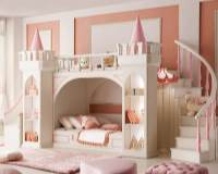 粉色可爱女生房间图片