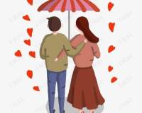 伞下情侣浪漫图片大全 情侣打伞的唯美图片