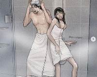 情侣洗澡图片 情侣照镜子的图片大全