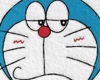 一组大脸蓝胖子手绘哆啦A梦手绘创意​​​头像图片