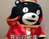 熊本熊春节表情图片_春节祝福表情