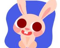 中秋节玉兔乖巧可爱动图表情包图片