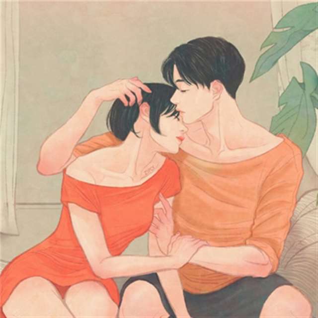 超甜的韩国情侣头像两个人高清大图_头像图片
