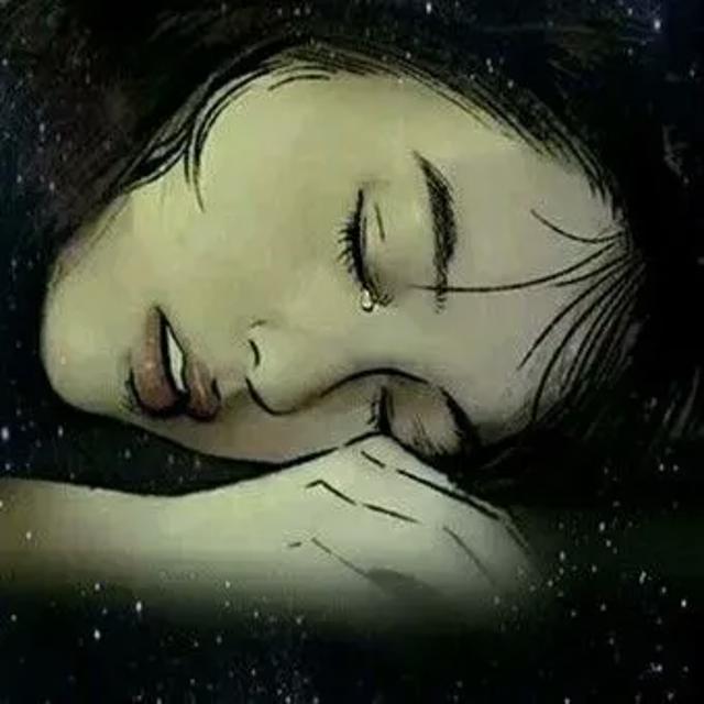 伤感女生头像流泪头像女生图片