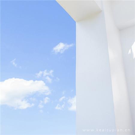 蓝色天空背景图高清 蓝色系天空背景图片