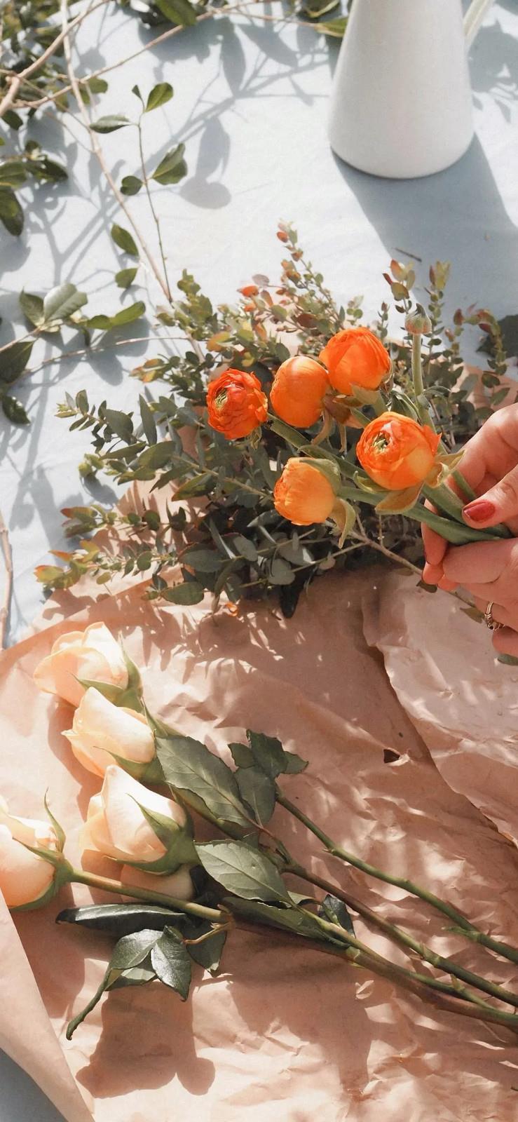 花团锦簇唯美好看的高清花卉手机壁纸图片