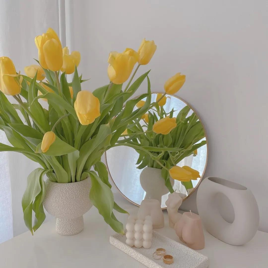 简单干净好看头像|中意一朵花，不必将它摘下