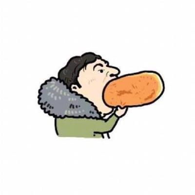 王思聪吃热狗经典卡通头像大全