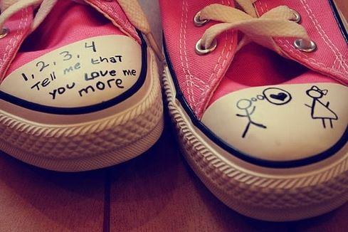 唯美帆布鞋小清新图片大全