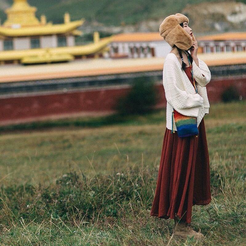 领略草原风光的美女风景美照图片大全