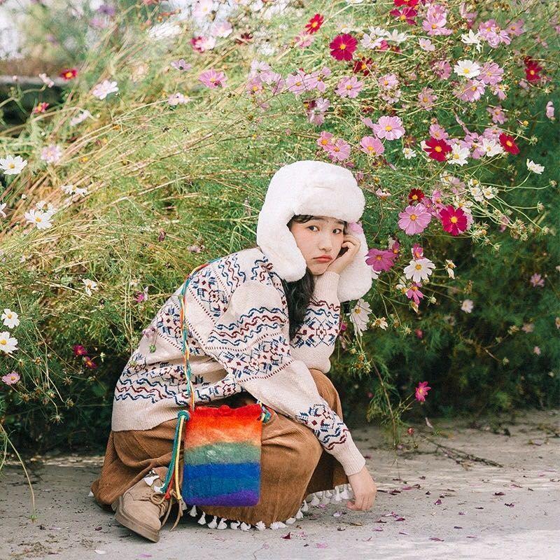 领略草原风光的美女风景美照图片大全