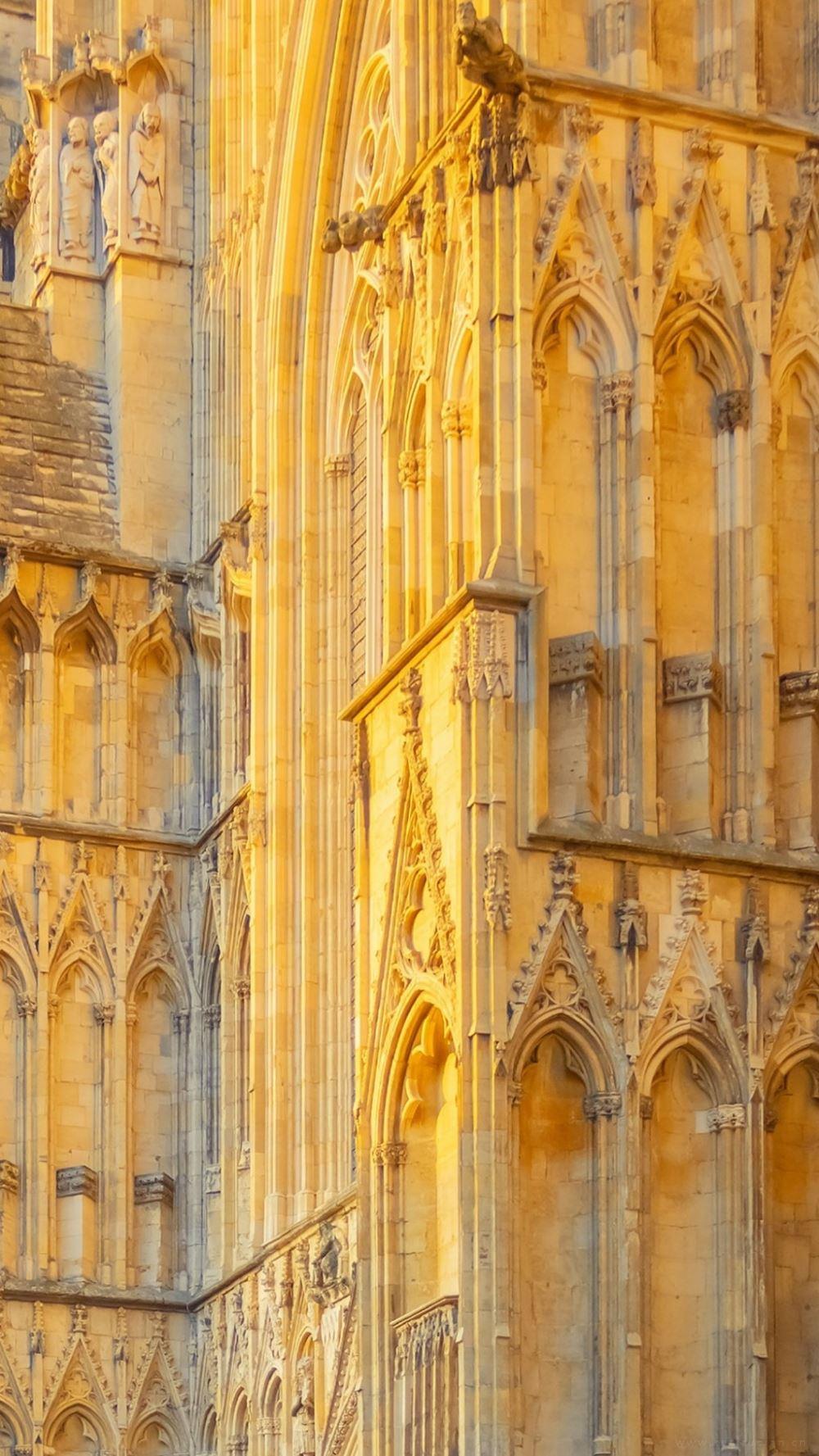 英国约克大教堂唯美清晨风景壁纸图片