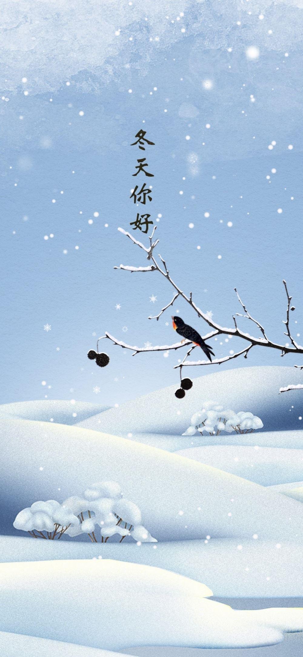 被大雪覆盖的唯美风景高清壁纸图片