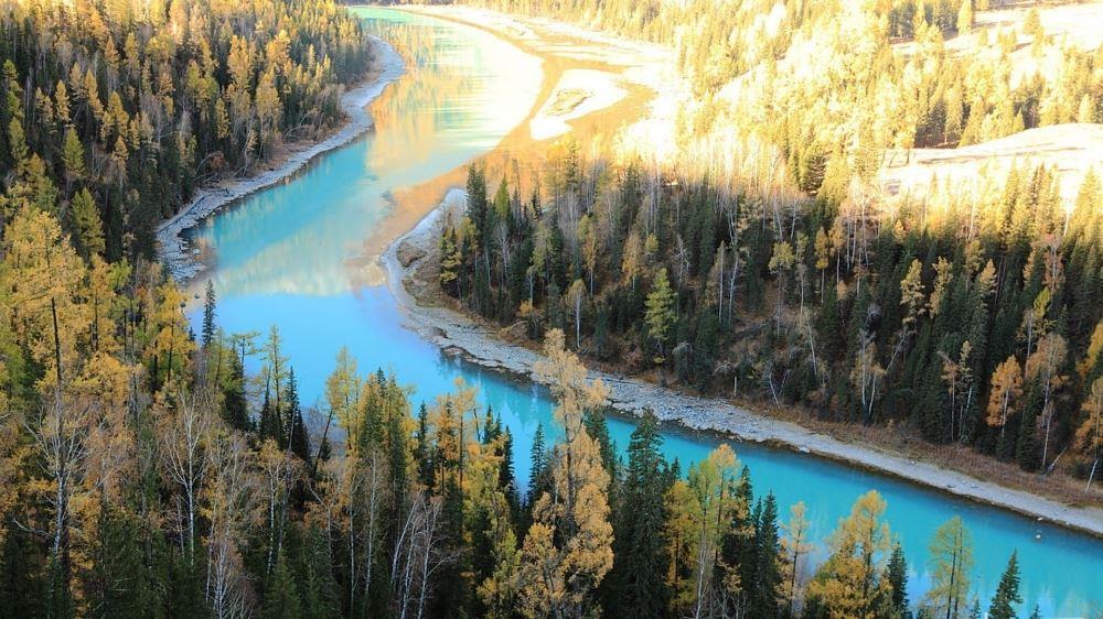 喀纳斯一年四季超美风景摄影桌面壁纸