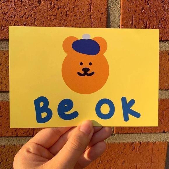 卡通治愈可爱好看的文字清新微信背景图片