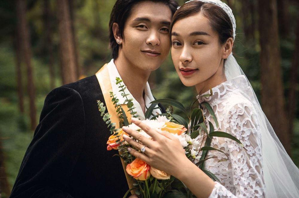 高级森系丛林复古经典婚纱照甜美图片