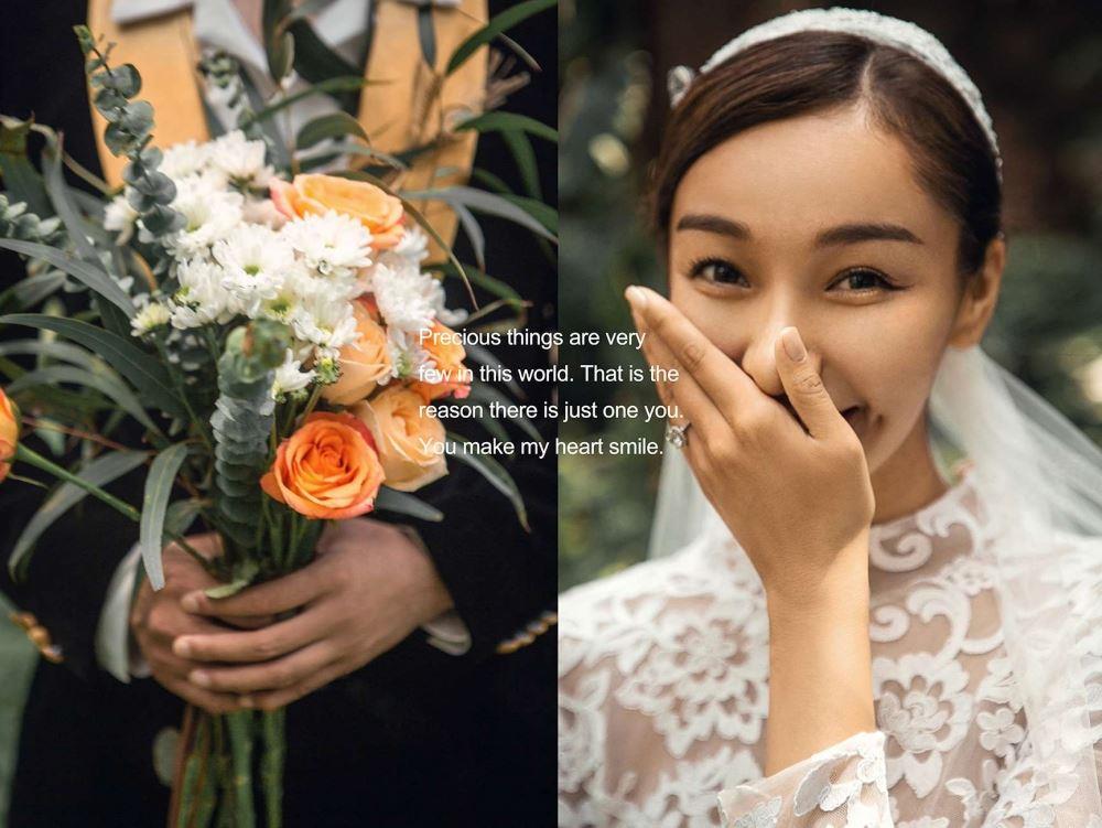 高级森系丛林复古经典婚纱照甜美图片