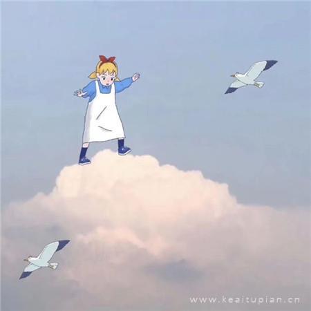 清新简约风格的治愈系微信朋友圈背景图片