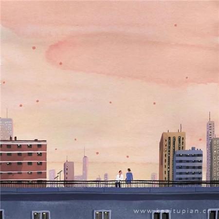 清新简约风格的治愈系微信朋友圈背景图片