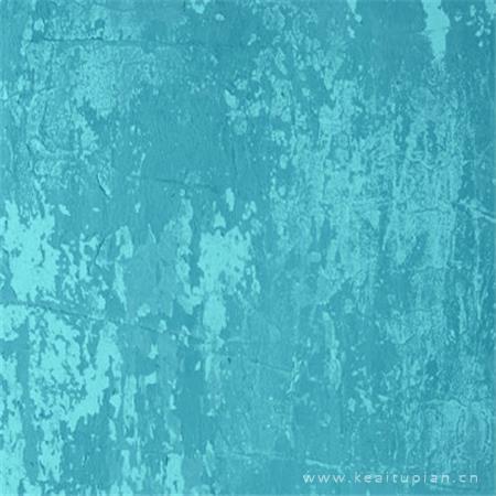 被雨水冲刷的从深到浅蓝色墙面简约图片