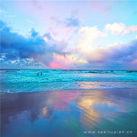 养眼海滩唯美风景小清新头像图片大全