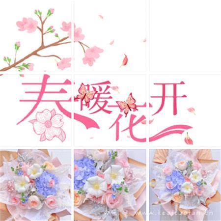 春暖花开九宫图高清图片大全