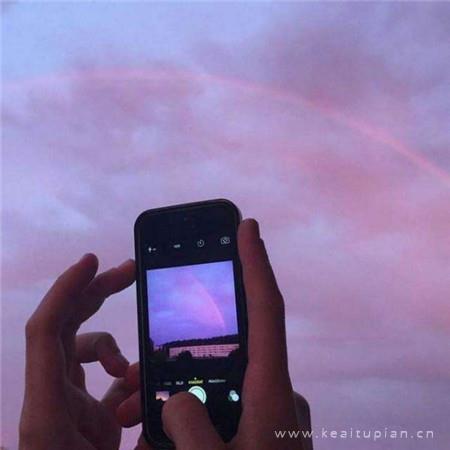 七夕唯美粉色背景壁纸图片