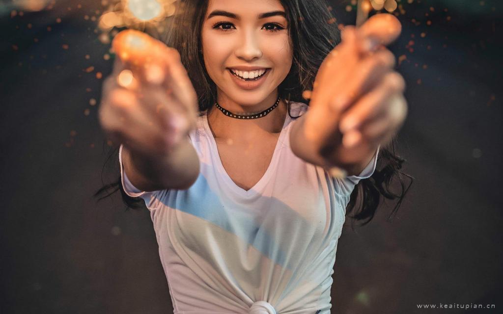 每天都有好心情治愈系开心笑容图片