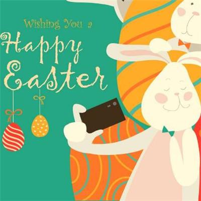 可爱的复活节彩蛋卡通朋友圈配图图片大全