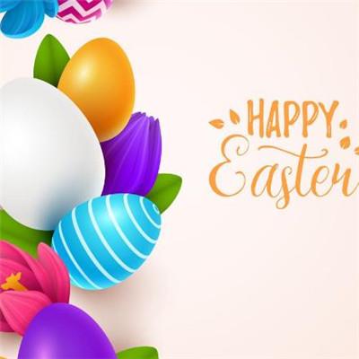 可爱的复活节彩蛋卡通朋友圈配图图片大全