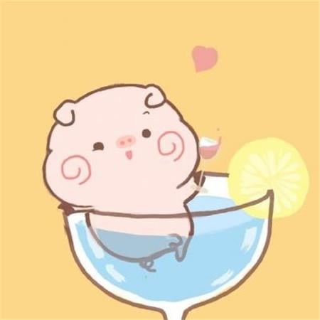呆萌卡通小猪可爱唯美图片大全