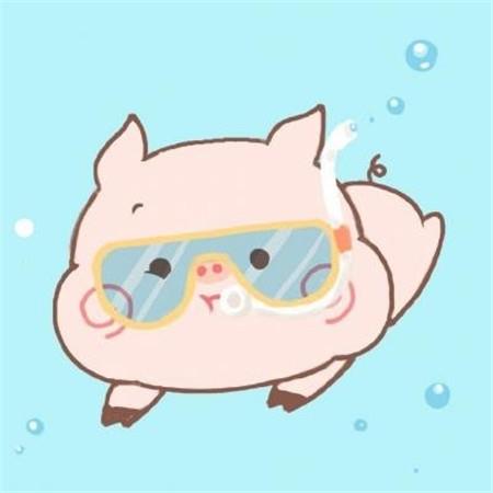 呆萌卡通小猪可爱唯美图片大全