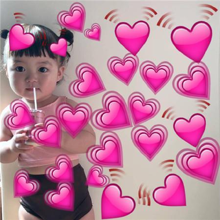 可爱搞怪萌娃微信大全2021最新 没出息给点甜头我就喜欢你图片