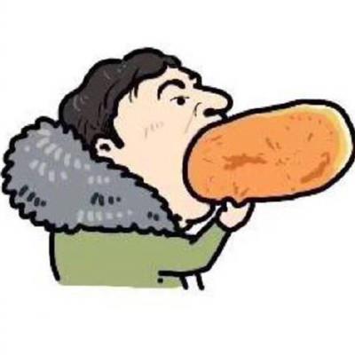 王思聪吃热狗头像大全高清 王思聪吃热狗可爱卡通版图片