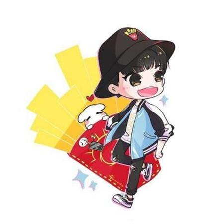 抖音易烊千玺大全卡通版 易烊千玺帅气可爱的卡通图片