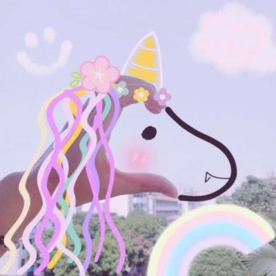 抖音独角兽简笔画大全 独角兽可爱卡通梦幻图片
