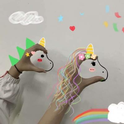 抖音独角兽简笔画大全 独角兽可爱卡通梦幻图片