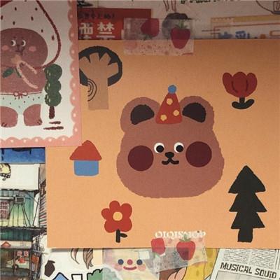 趣味背景图可爱女生专用带字日常元气图片