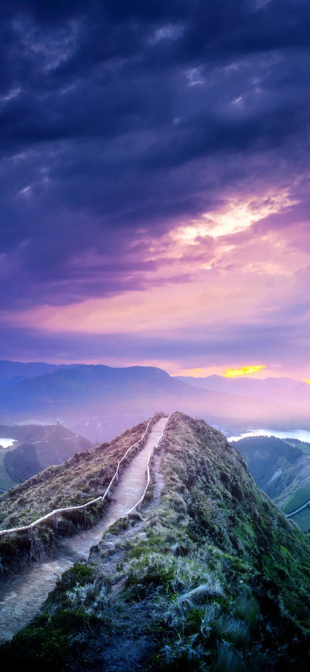 落日晚霞绚烂唯美高清风景手机壁纸图片