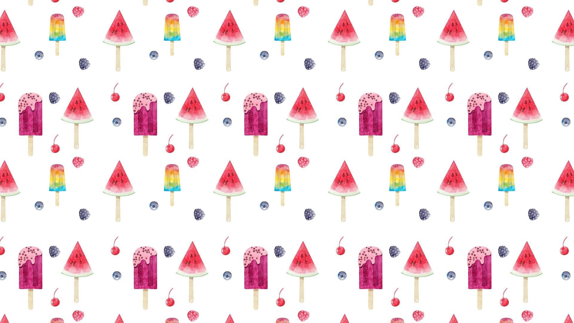 小清新元素复制可爱元气高清桌面壁纸图片