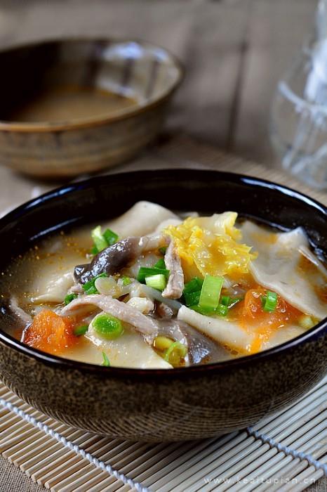 听说生日都要吃诱人的面条，我多希望亲手给你做一碗图片