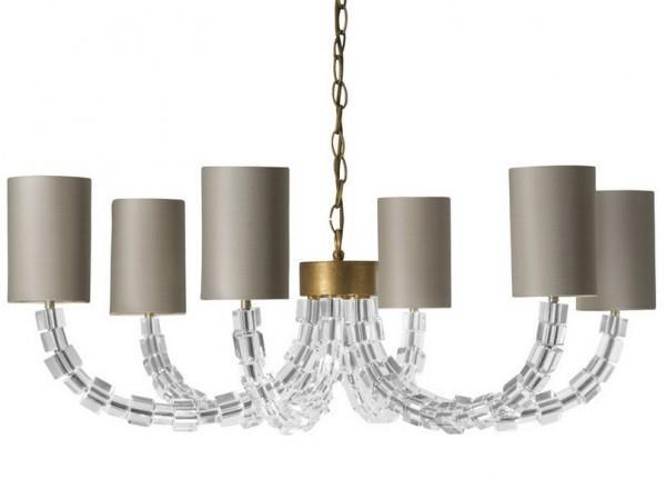 好看的白白的背景更能突出吊灯的特色图片