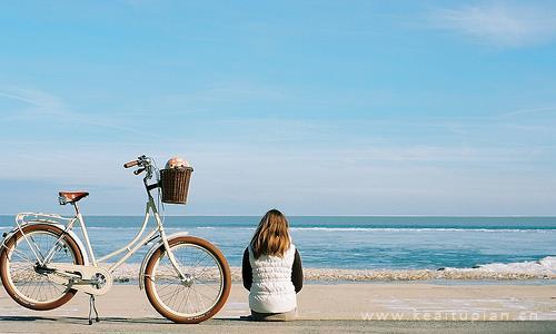 我的天空有了蔚蓝色而精彩唯美高清元气壁纸图片