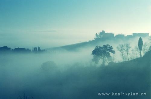 森林隐于雾中的唯美风景壁纸图片大全
