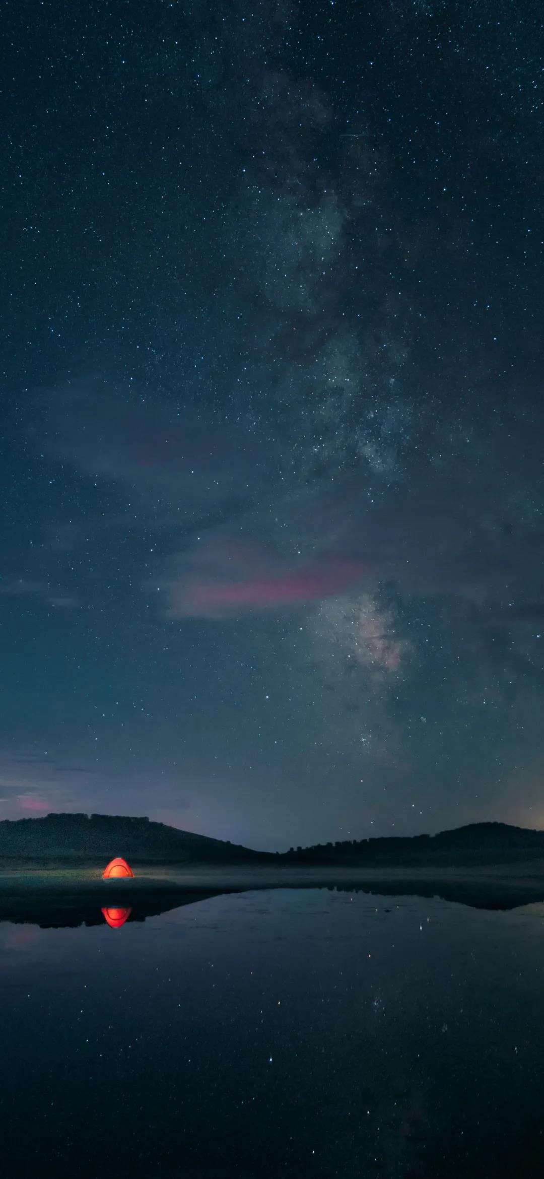 唯美夜空繁星点点群星闪耀手机壁纸图片