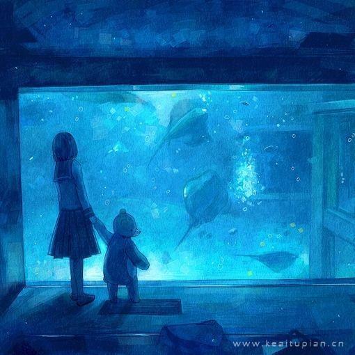 最新在海洋里和鱼儿们说话一起欢歌笑语图片